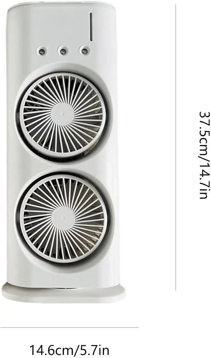 Dual Spray Portable Cooling Fan 🔥